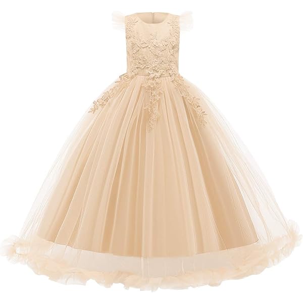 Amazon.com: Kid's Dream Girls Gold Sequin Double Mesh Flower Girl Dress ,Color:Gold,Size:10: Special Occasion Dresses: Clothing, Shoes & Jewelry