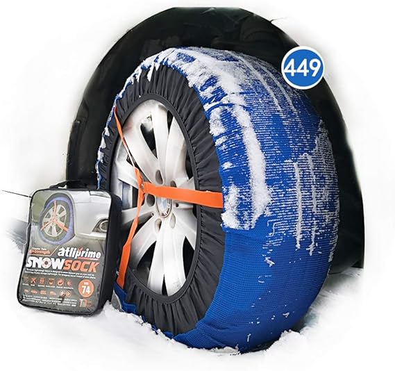 atliprime fabric snow chain textile tire chains auto snow sock for SUV