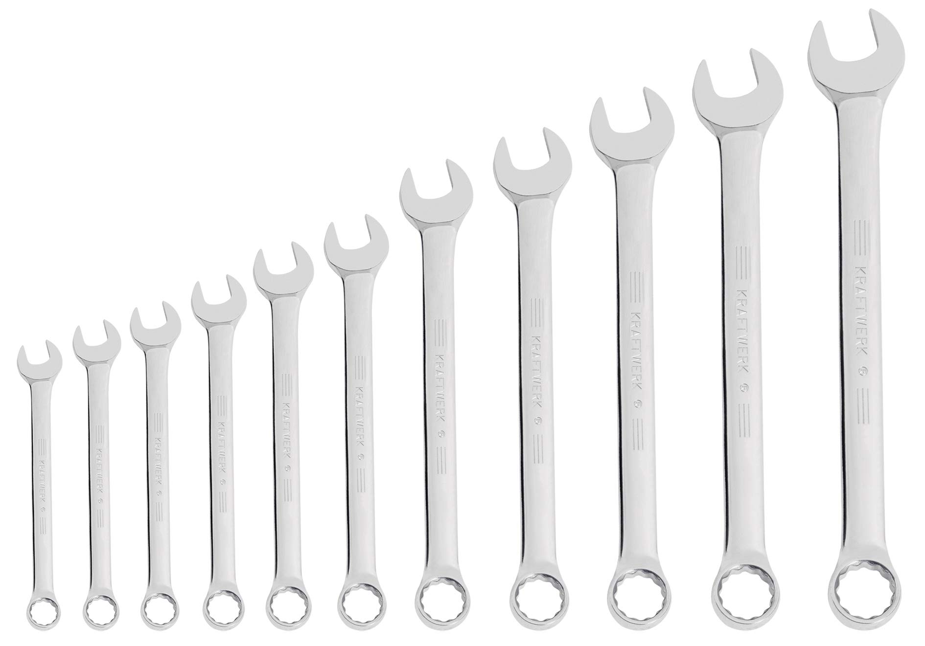 kraftwerk-3585 11 Combination Spanner Set Imperial 1/4 Inch