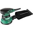 Metabo HPT 5-Inch Random Orbit Finishing Sander, Variable Speed, Palm-Style Comfort Grip, 230W 2.8 Amp Motor, 9,000-13,000 RPM, Dust Collection Hose Connector, Compact and Lightweight Design, SV13YST