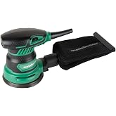Metabo HPT Random Orbit Finishing Sander, 5-Inch Variable Speed, SV13YST | Palm-Style Comfort Grip, Dust Collection Hose Connector, Compact Lightweight Design, 230W 2.8 Amp Motor