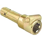 JYINCPED PTO Extender Adaptor, Female 1-3/8" & 6 Spline, Male 1-3/8" & 6 Spline, Upgraded PTO Extender Fit for Tractor Kubota