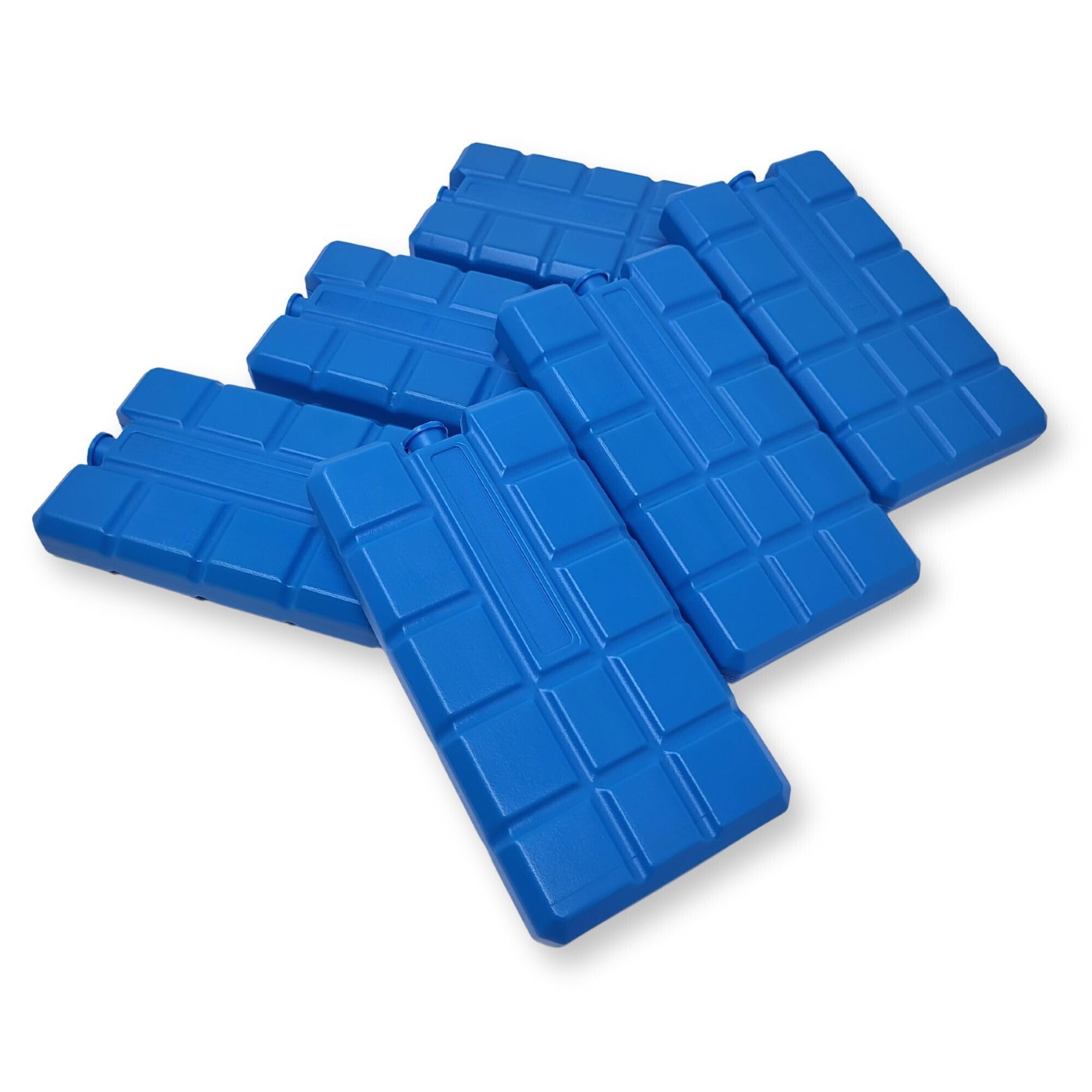 ToCi Ice Packs with each 400ml | Ice Packs for Cool Bags Insulated Box, Pack of 6