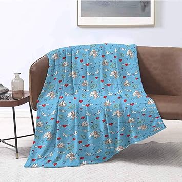 Amazon Com Suchashome Couch Blanket Angel Romantic Love