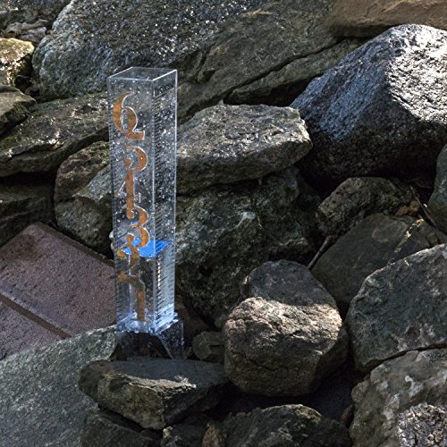 LaCrosse La Crosse 705110 Easy Read 6Inch Patina Rain Gauge, Clear