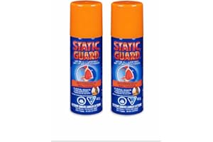 Static Guard Anti-Static Spray, Instantly Eliminates Static Cling, 1.59oz, Travel size (45g),. (2)