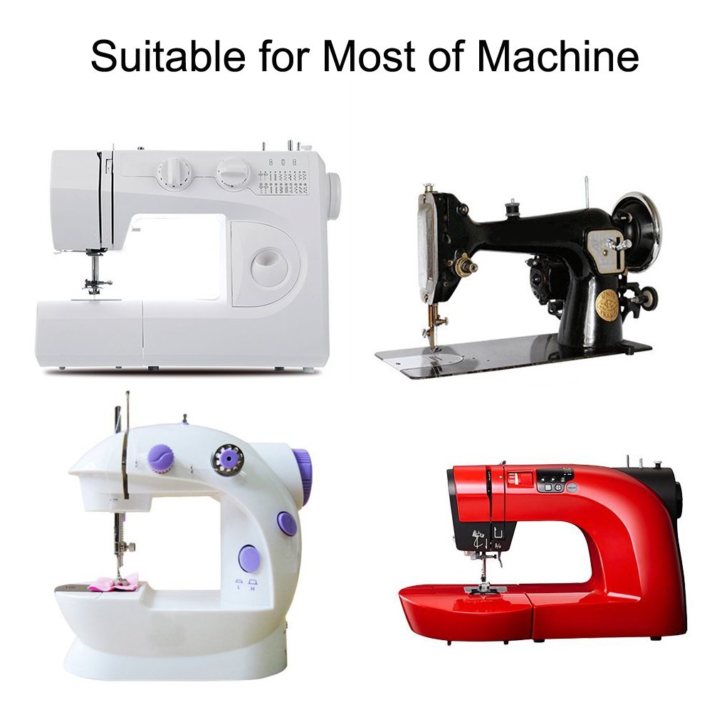 ISOTO 36Pcs Bobbins and Sewing Threads for Brother/Babylock/Janome/Quantum Futura/Singer/Juki Kenmore Sewing Machine Home Family Use