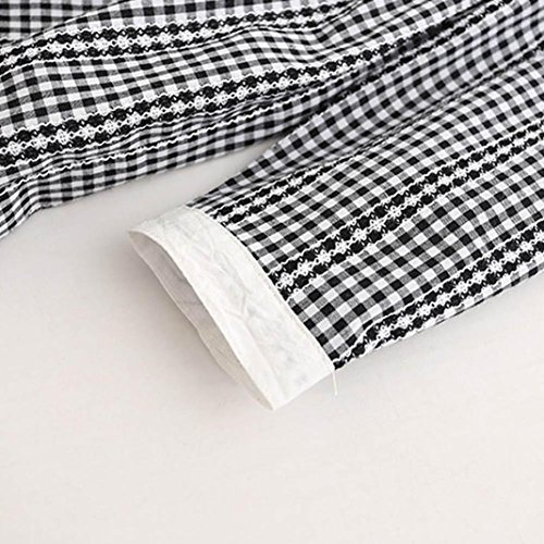 TiTCool Toddler Kids Baby Girls Clothes Plaid Bowknot Party Princess Dresses Skirt (Black, 3T) - Thumbnail 5