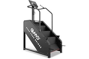 GMWD Stair Stepper Machine, Commercial Grade Stair Climber with LED Display, Stair Machine for Cardio, 15 Resistance Levels, 24-164 Steps/Min, Exercise Machine for Home
