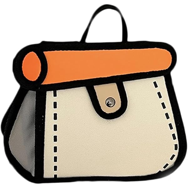 Amazon.com: Xugq66 3D Style 2D Drawing Cartoon Handbag