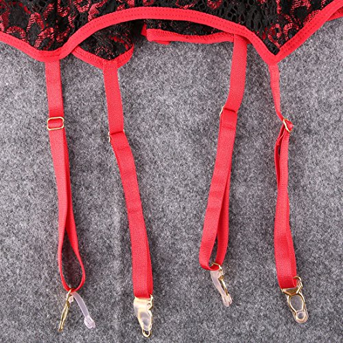 Women's Silk Stockings Lace Socks Hot Bodysuit Lingerie Underwear Sleepwear - Thumbnail 7
