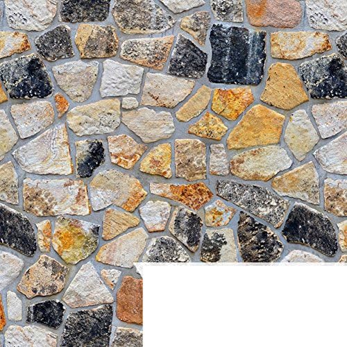 AIWQTO 3d wallpaper stick and peel tile glued waterproof decorative bedroom kids room-C 45x1000cm(18x394inch)