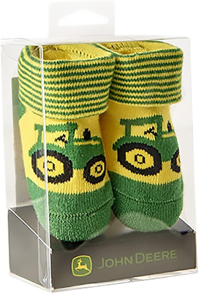 john deere baby booties
