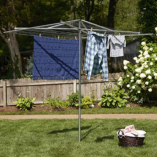 Household Essentials 171301 Rotary Outdoor Umbrella Drying Rack