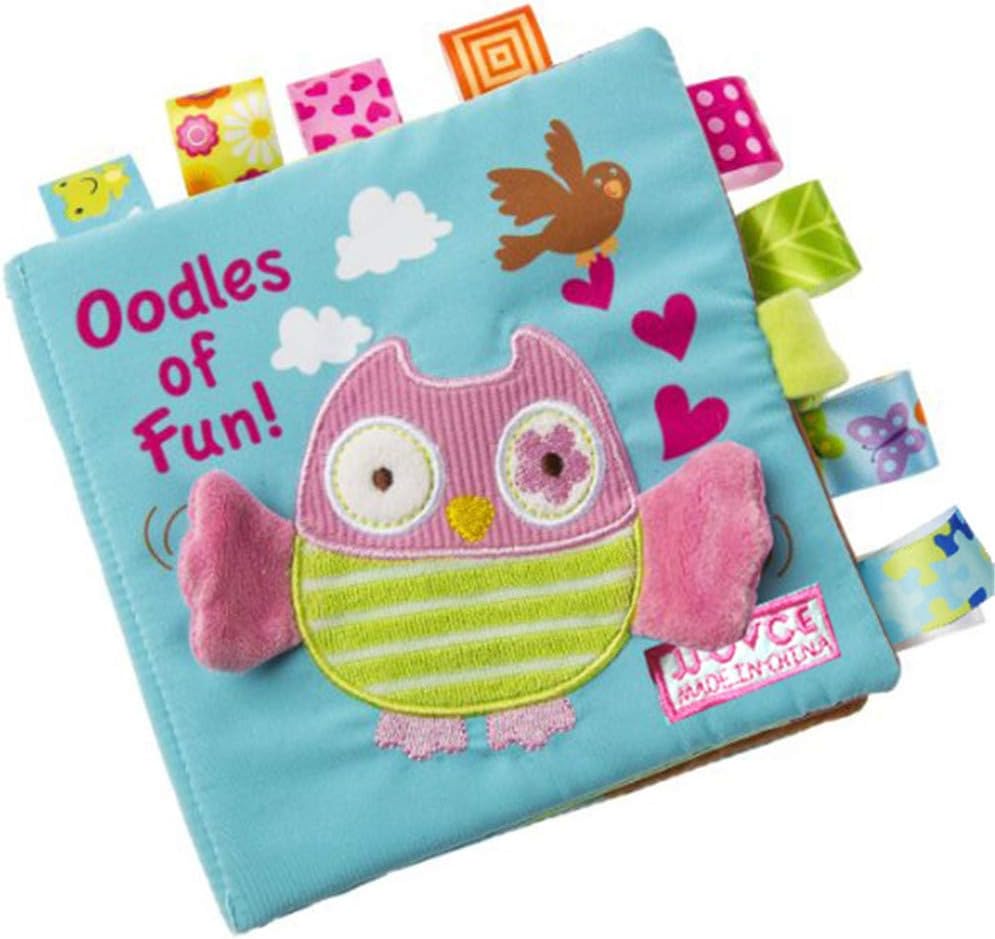 Flybloom Animal Story Book Baby Interactive Education Book Soft Cloth Book Embroidery Education Book (Owl)