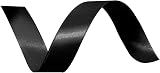 Vaessen Creative Satin Ribbon Black 6mm x 10m Double-Sided Shine view 2