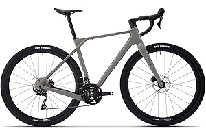SAVADECK Carbon Gravel Bike - T800 Carbon Frame & Fork, Shimano GRX400 2x10-Speed Groupset, Hydraulic Disc Brakes, 700C x 40mm Tires - Lightweight Design for Road & Off-Road Adventures