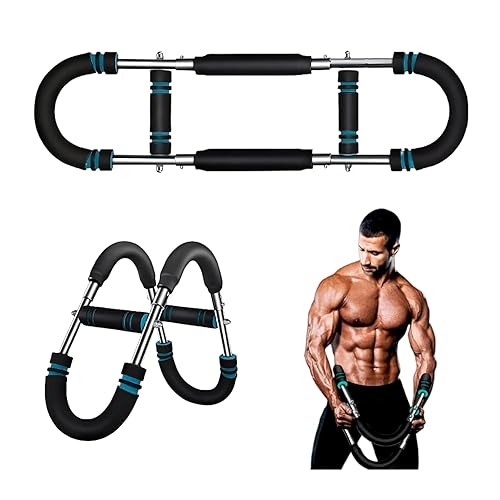 Twister Arm Trainer, Arm Exercise Equipment Adjustable Forearm Strengthener Power Twist Arm Trainer Portable Spring Resistance for Home Workout Equipment Bag (E)