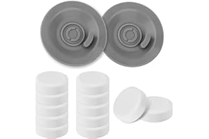 IONPSHG 2 Pack Espresso Disc 54mm Silicone Backflush Cleaning Disc with 12 Cleaning Tablets Compatible with Select Breville E