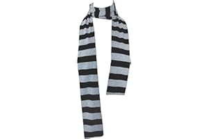 VIVIAN & VINCENT Fall Winter Ultra Soft Knit Striped Scarf for Women Men Boys Girls