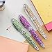 Bling Pen, Glam Rock Rhinestone & Crystals, Dream Pen!! 3 In A Pack, Twist To Retract, Black Ink, Smooth Writing. By Mega Stationers