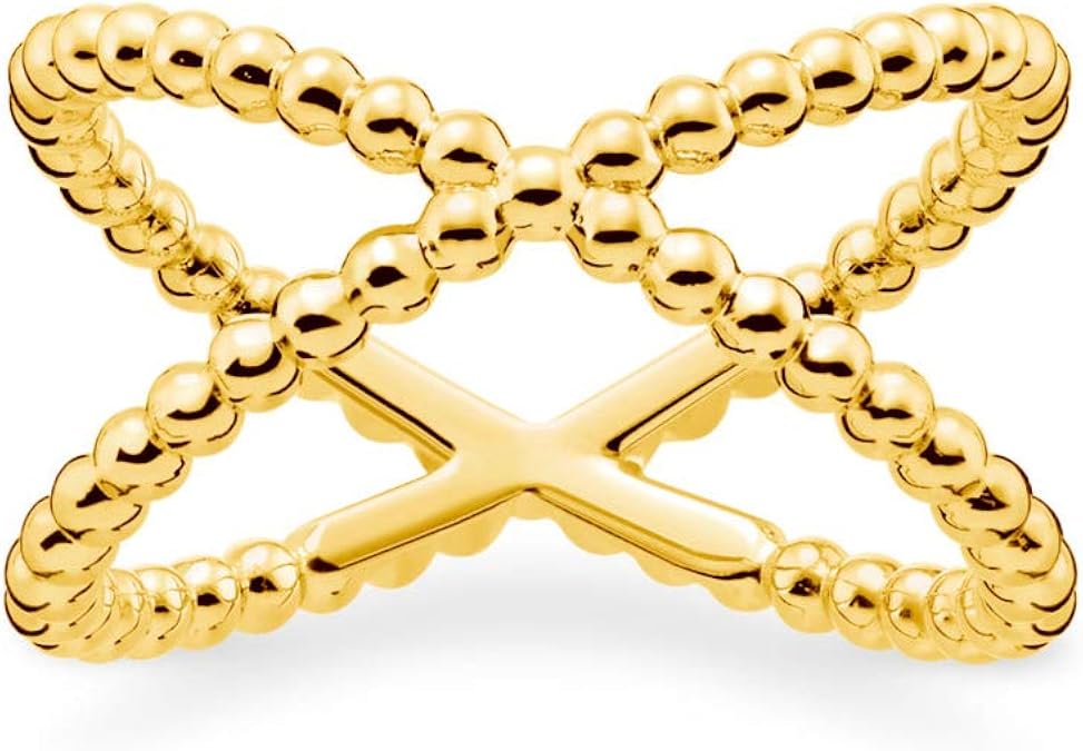Thomas Sabo Ladies Gold Polished Ovals Ring main image 0