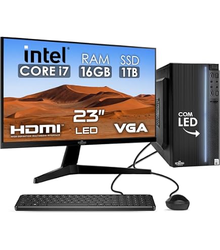 Computador Completo Core i7 3ª Geração 3.4 GHz 16GB RAM SSD 480GB