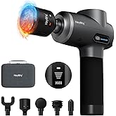 HEYCHY Massage Gun with Heat and Cold,FSA/HSA Eligible,Deep Tissue Massage Gun,Muscle Percussion Massager for Athletes,Handhe