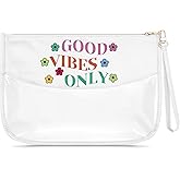 Inspiration Quotes Gifts Clear Makeup Bag Motivation Gifts for Her Daughter Sister Mother Aunt Cosmetic Bag Mothers Day Christmas Birthday Graduation Present for Women Zipper Travel Pouch