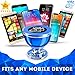 Stick it 360 Universal Cell Phone Holder for Car, Magnetic Car Phone Mount 360 Rotation from Dashboard, 6 Strong Mobile Friendly Neo Magnets 21600 Gauss, Compatible with All Smartphones (Blue)