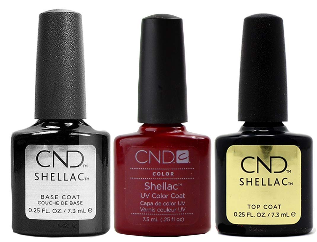 CND Original Shellac Decadence Plus Base Coat Plus Top Coat 7.3 ml 1er Set 1 x 22 ml
