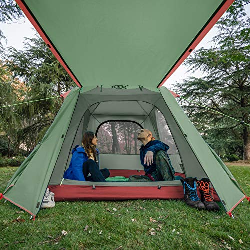 KAZOO Family Camping Tent Large Waterproof Pop Up Tents 3 Person Room Cabin Tent Instant Setup