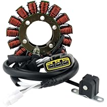 WOOSTAR Stator Magneto Für Grizzly 600 YFM600 ATV 1999-2001 | 16 Spule 8 Draht, AC