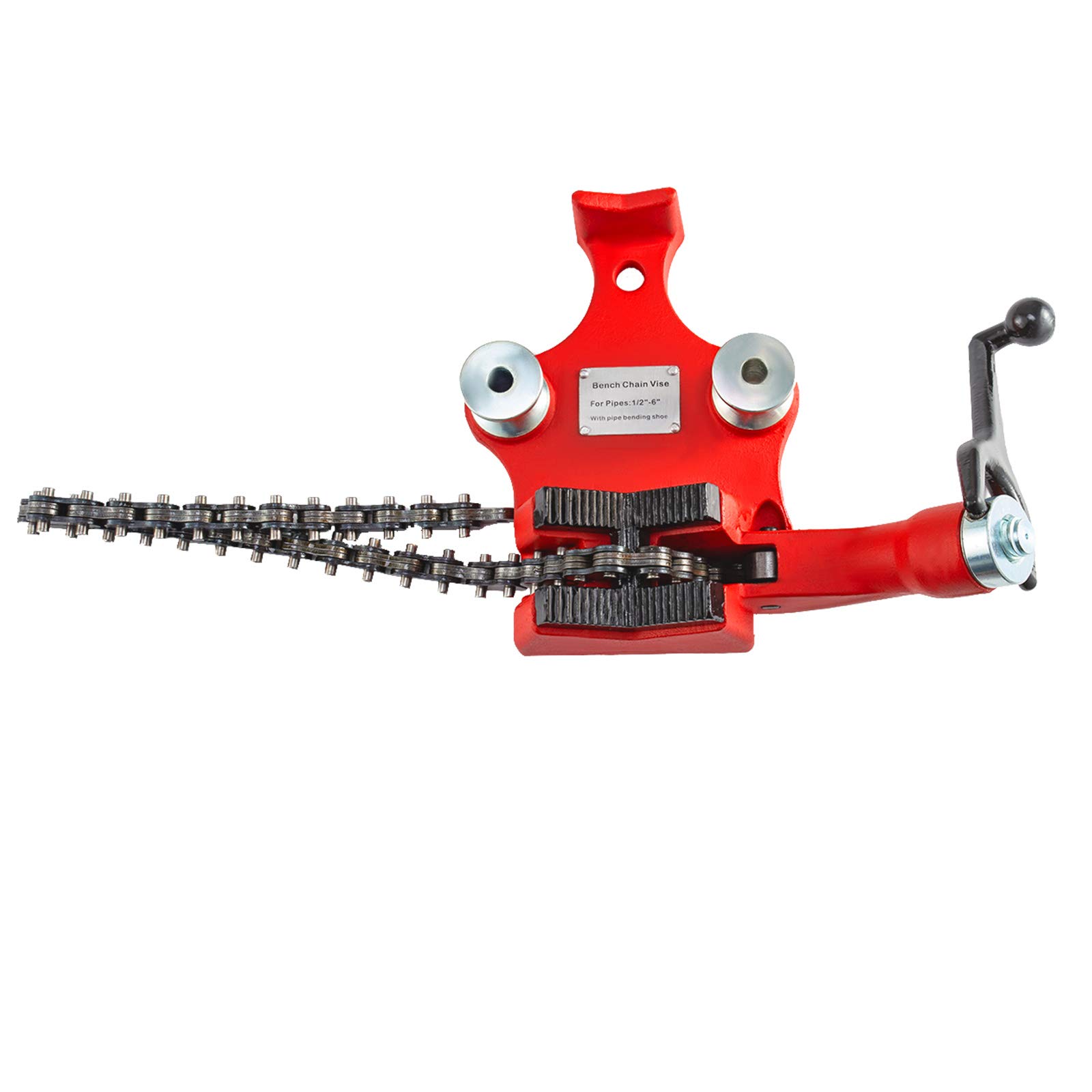 Buy Mophorn Screw Bench Chain Vise 1/8 to 5Inch Pipe Capacity, Heavy