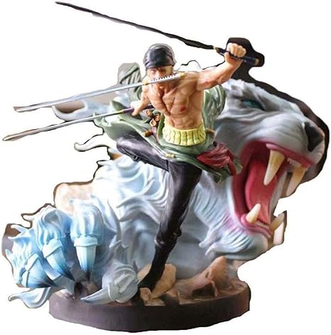 Amazon Co Jp Jkmqa おもちゃ アニメーションキャラクターワンピースロロノア ゾロブルーブルー戦いフィギュアフィギュアスタチュー23センチメートル ホーム キッチン