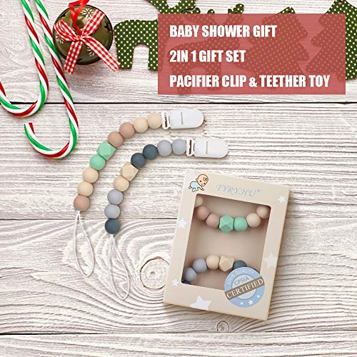 3 Pacifier+Silicone+Teething+Chewbeads+Christmas