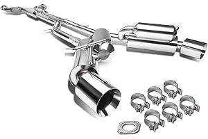 DNA MOTORING CBE-370Z-D-T3 Stainless Steel Cat Back Exhaust System [Compatible with 09- Nissan 370Z Z34 Fairlady Z 3.7L VQ37VHR V6 Engines ONLY]