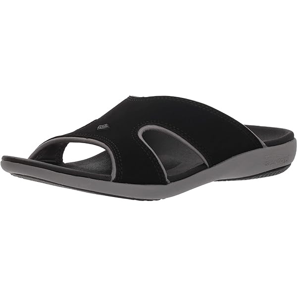 Spenco Women's Kholo Wave Slide Sandal, Grey, 6 Medium US