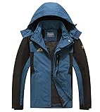 Spmor Men's Outdoor Sports Hooded Windproof Jacket