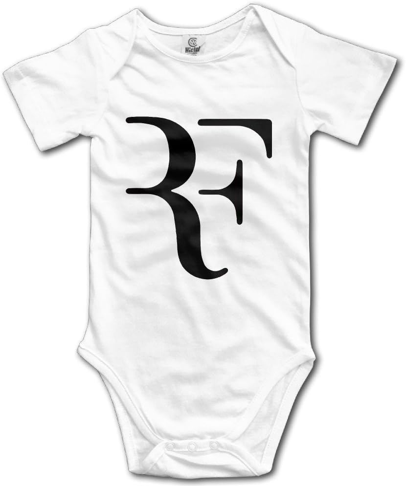 TANXJ Roger Federer Logo Baby Climbing Clothes Bodysuit