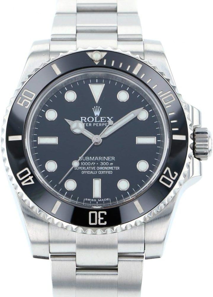Rolex Submariner Stainless Steel Black/Index 114060