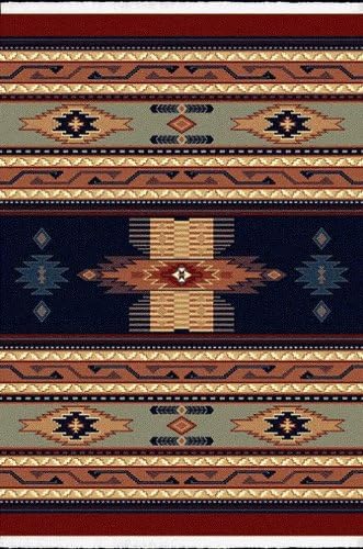 United Weavers of America Manhattan Collection Indoor Rug, 1'11" x 7'4", Navy
