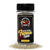 All-Purpose Salt Pepper Garlic BBQ Rub by Manchild, Authentic Texas Style Dry Rub for Beef, Chicken, Pork, Seafood & Veggies, 7 oz