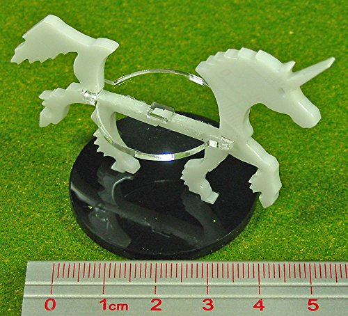 Unicorn, Character Mount Marker, White , 40mm Base (1)