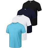 4 Pack Boys' Rash Guard Youth Neon Shirts UPF 50+ Short Sleeve Swim Shirts Quick Dry Sun Protection Rashguard for Kids