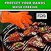 Barbecue Gloves & Pulled Pork Claws Set - Silicone Heat Resistant Grilling Accessories & Home Kitchen Tools For Your Indoor & Outdoor Cooking Needs - Use as BBQ Meat Turner or Oven Mitts