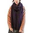 Wander Agio Womens Warm Winter Infinity Scarves Set Blanket Scarf Pure Color