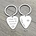 I Pick You Always and Forever I Pick you Guitar Pick Keychain Musical Gifts