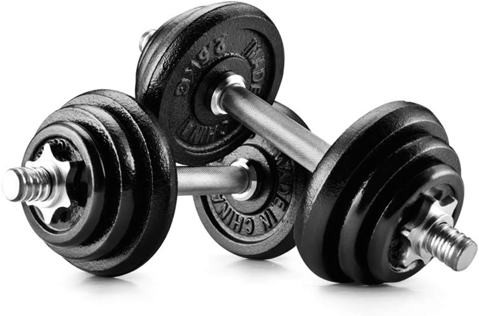 Shocly Dumbbell Barbell Adjustable All-Purpose Gym And Home Workouts Lose Weight Body Sculpting Men and women(Set Of 2)