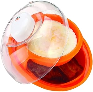 Joie Microwave Bacon and Egg Cooker for Breakfast Sandwiches or Breakfast for One